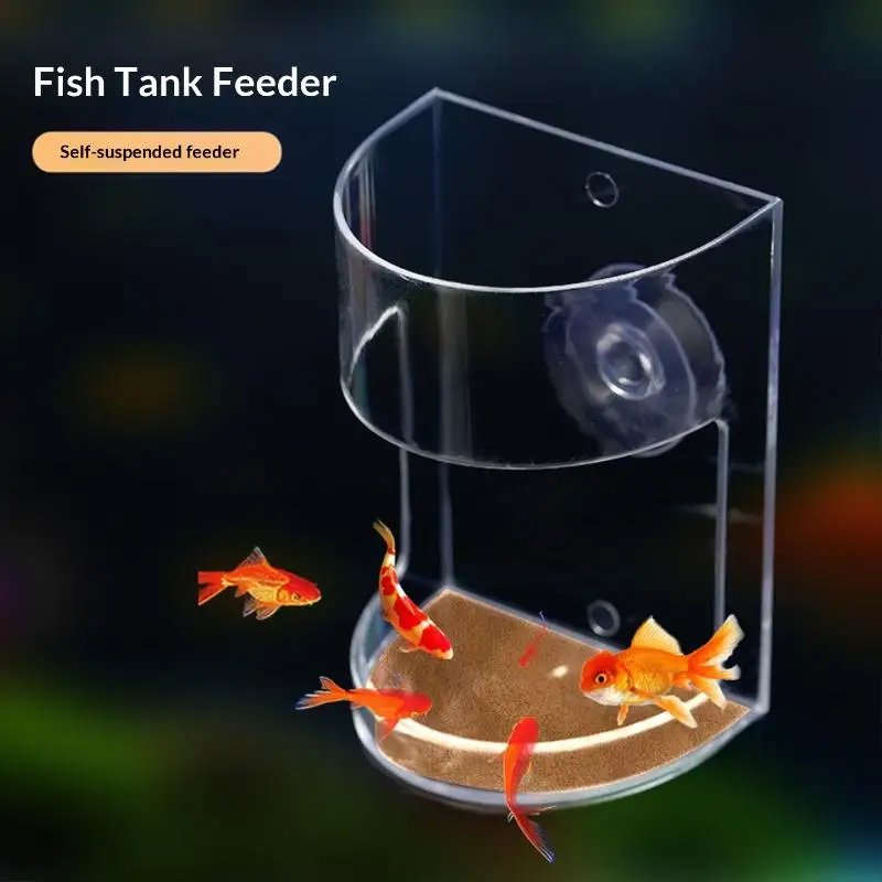 SUSU 1/3/5 Stück Schwimmender Futterring für Aquarien, Fischfütterungsstation, Kreisförmiges Aquarium-Zubehör mit Saugnapf