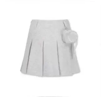 Autumn And Winter Women's Golf Clothing, Warm Pleated Skirt, Fashionable Temperament With Small Ball Bag