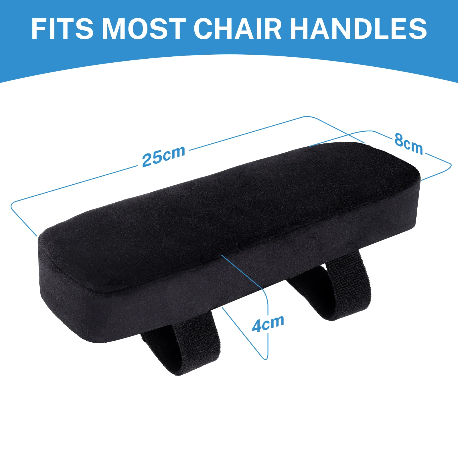 Office Chair Arm Pads - Soft & Comfortable Arm Rest Cover Elbow & Forearm Support, Sponge Arm Rest for Desk Chair & Gaming Chair