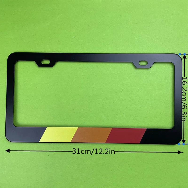 Aluminum alloy North American American standard car license plate frame license plate frame license plate frame.