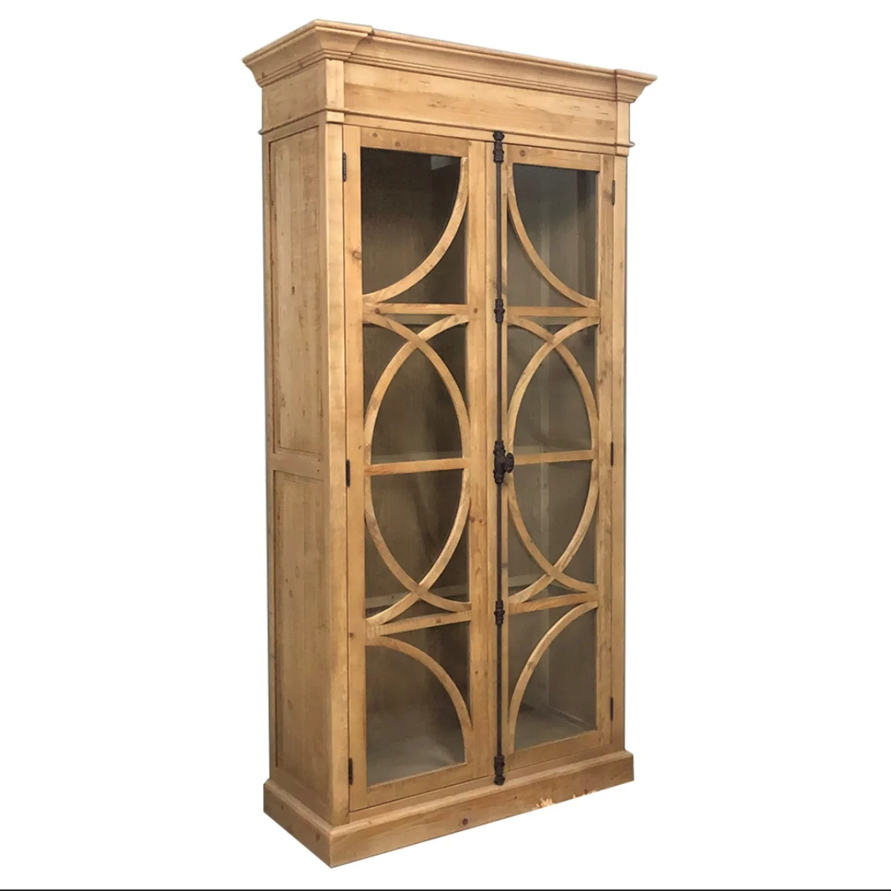 # Luxury Display Cabinet Modern Solid Wood Office Book Shelves Bookcase with Glass Doors Models