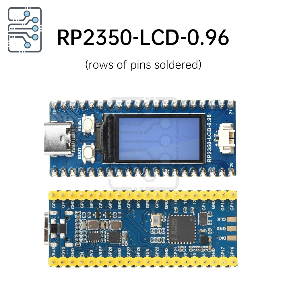 RP2350-LCD-0.96 Development Board With 0.96-Inch Lcd Display For Raspberry Pi Rp2350A Dual-Core Dual-Architecture Processor