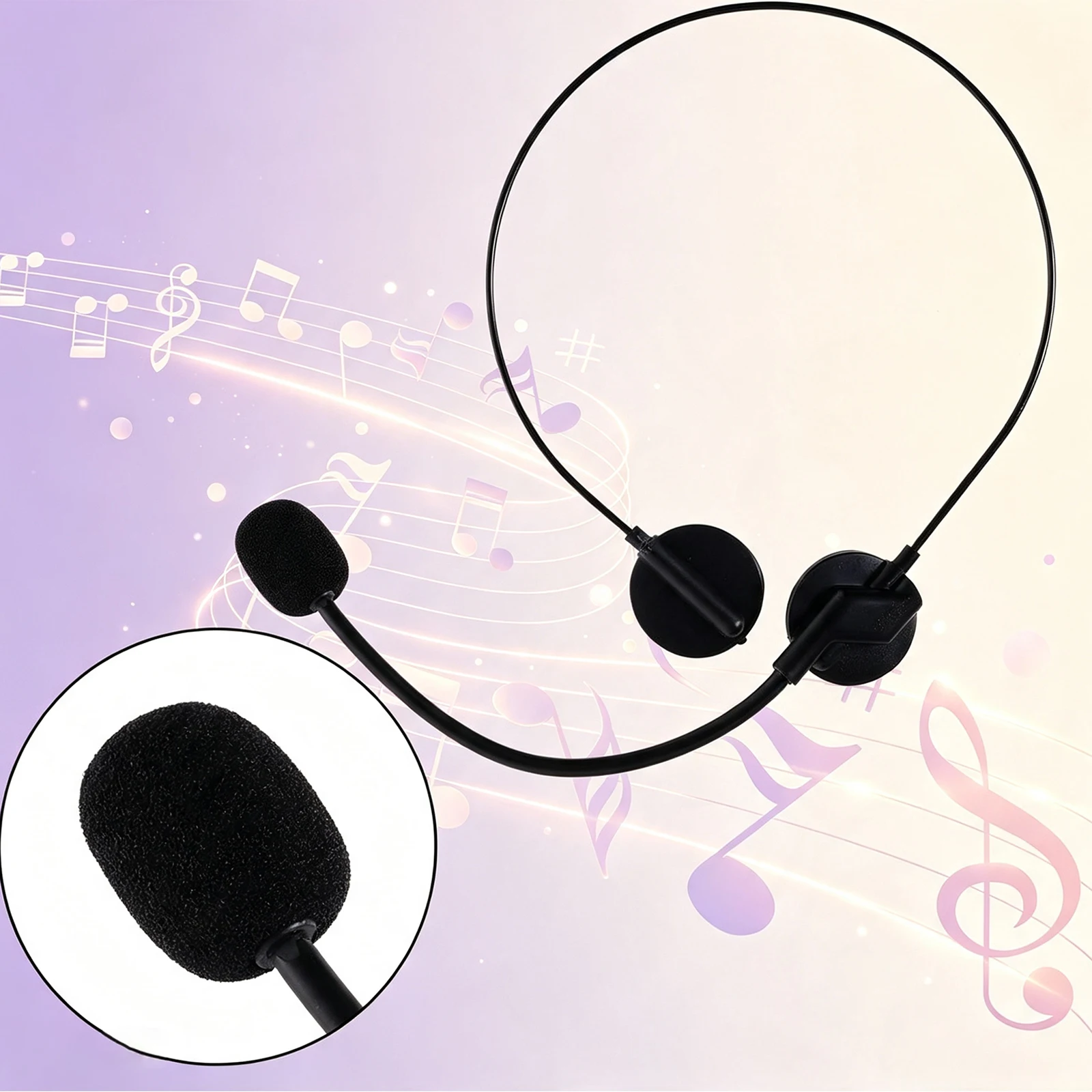 Fake Microphone Headset Prop Rockstar Singer Costume Accessories for Halloween Cosplay Masquerade 5