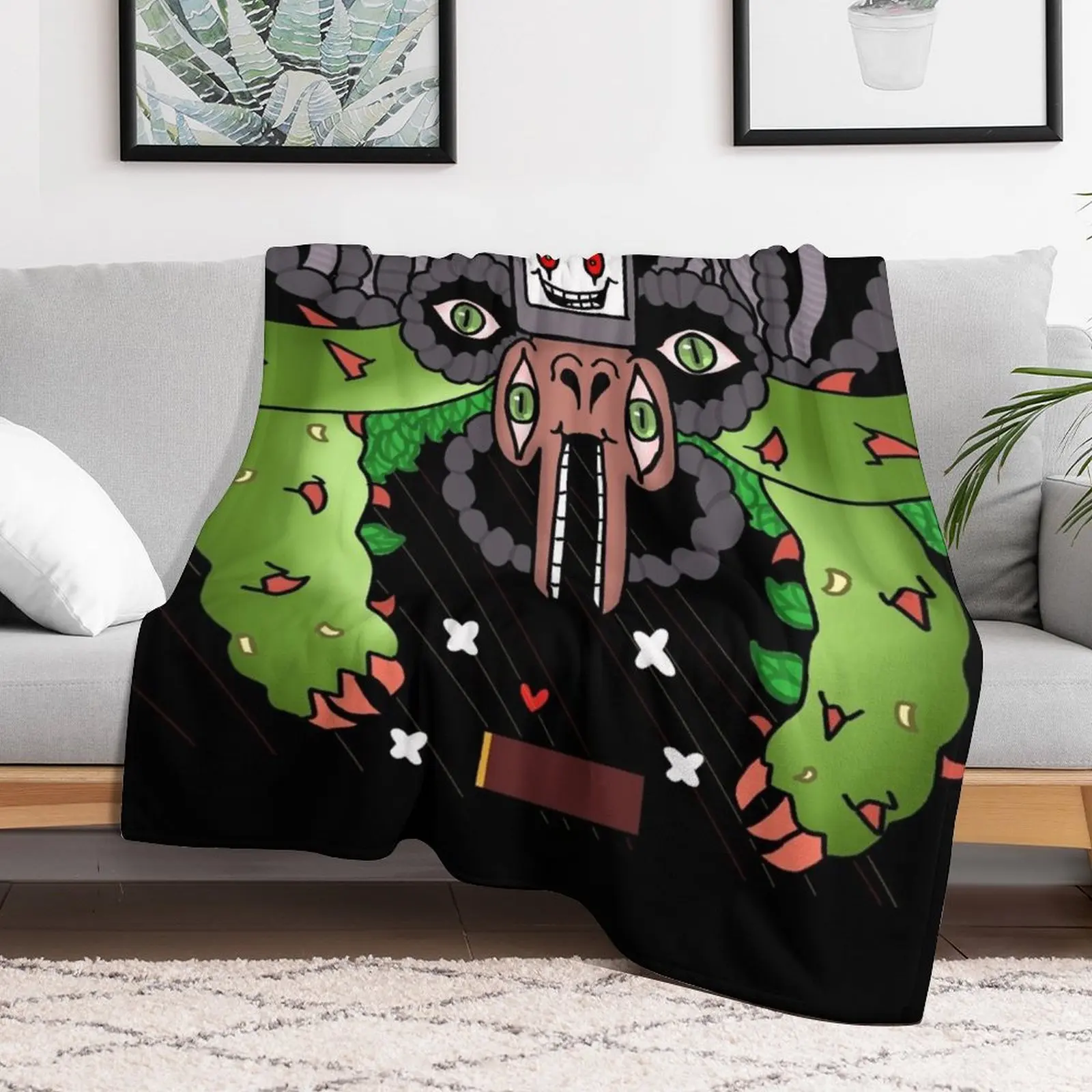 Omega Flowey Throw Blanket Blankets For Bed Sofa Summer Beddings Blankets