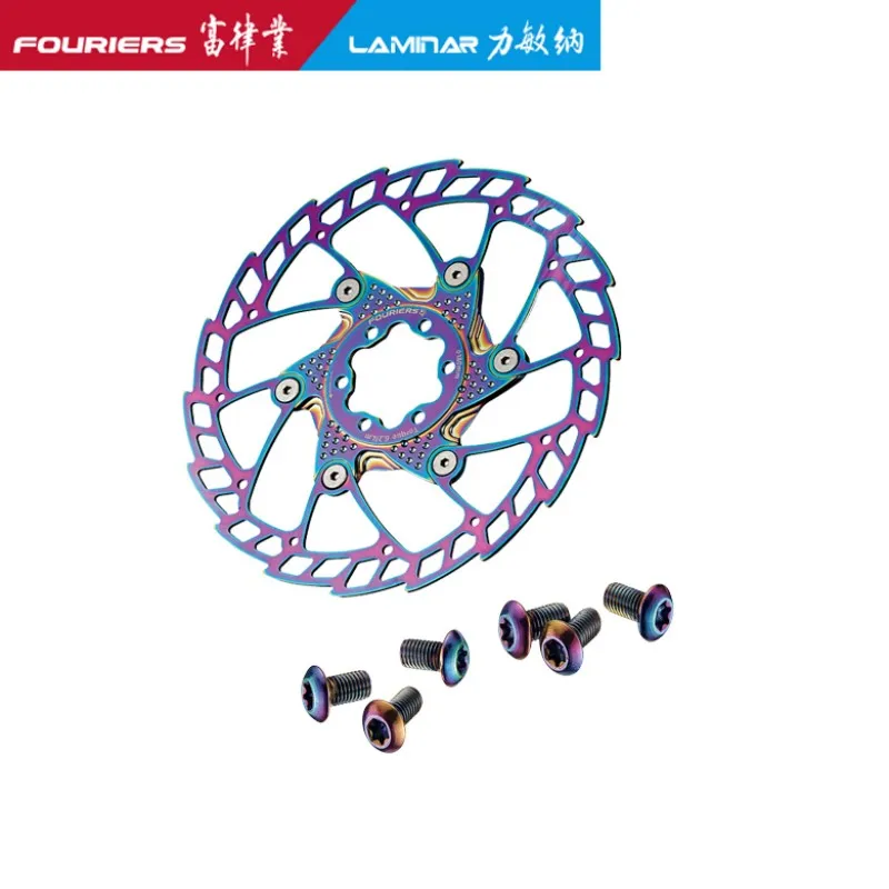 FOURIERS BR-DSK001 Disc Brake Rotor & Adapter Stainless Steel Body AL7075-T651 Adapter 140mm 60mm 180mm 203mm New Arrival