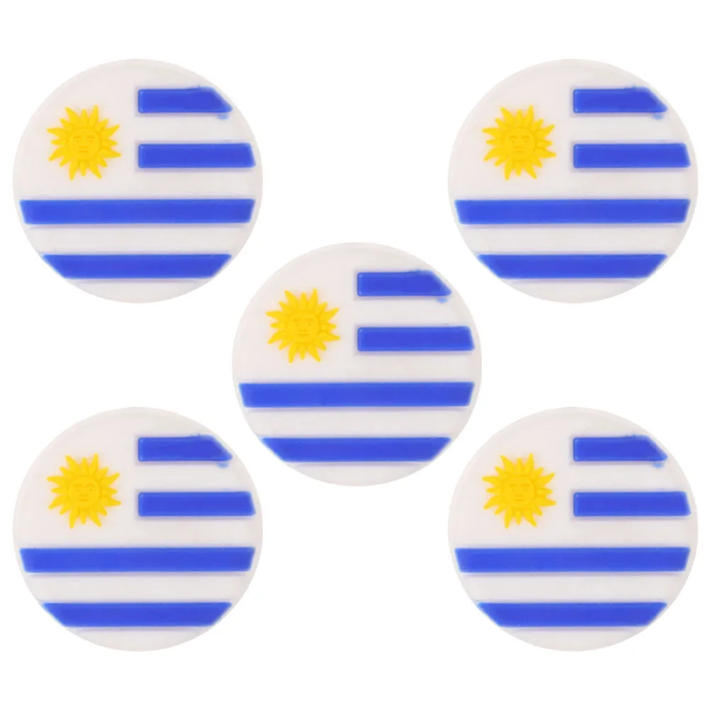 5 قطعة مخمدات التنس سيليكون المخفضات الاهتزاز امتصاص الصدمات ل مضرب الاستقرار الهدايا تنس المرطب مضرب المخمدات #2