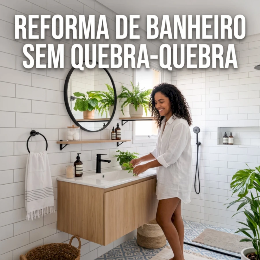 Reforma de banheiro simples: como renovar sem quebra-quebra