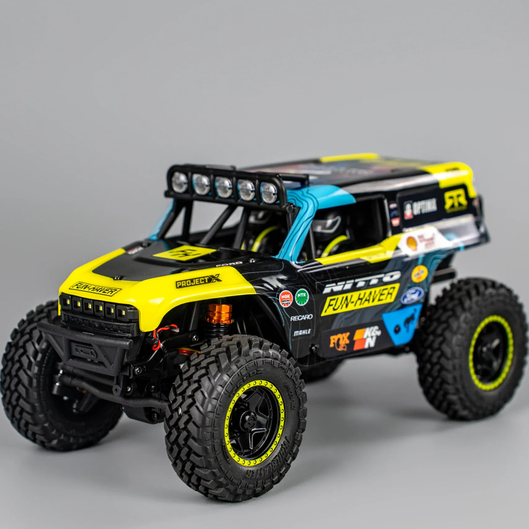 Hpi 1/18 Flux U4 Spirited Horse Vierwielaandrijving Afstandsbediening Elektrische borstelloze cross-country klimauto