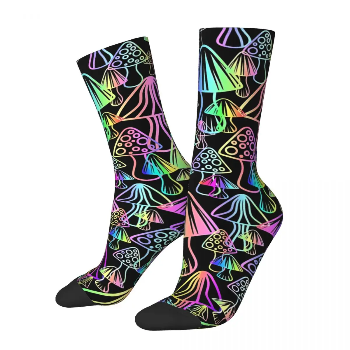 Magic Mushrooms Socks Sports 3D Print Boy Girls Mid-calf Sock