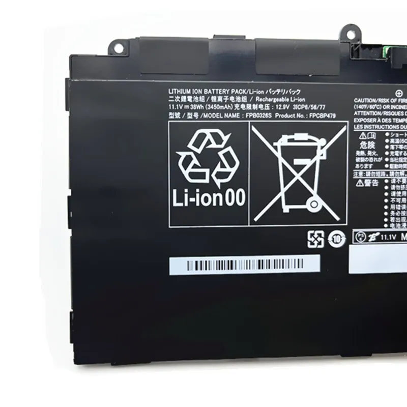 Imagem -04 - Bateria para o Portátil Estilístico Alfa 11.1v 38wh 3420mah Modelo Fpb0349s Fpcbp479 Q616 Q665 Q738 Q739