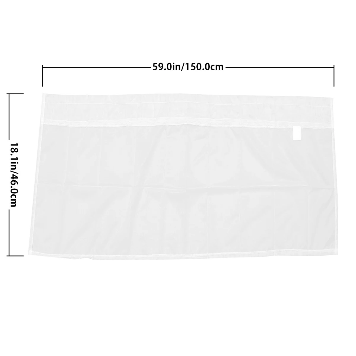 Window Sheer Curtains 270X100Cm White Voile Tulle For Bedroom Bathroom Sunlight Protection Home Decor Curtains