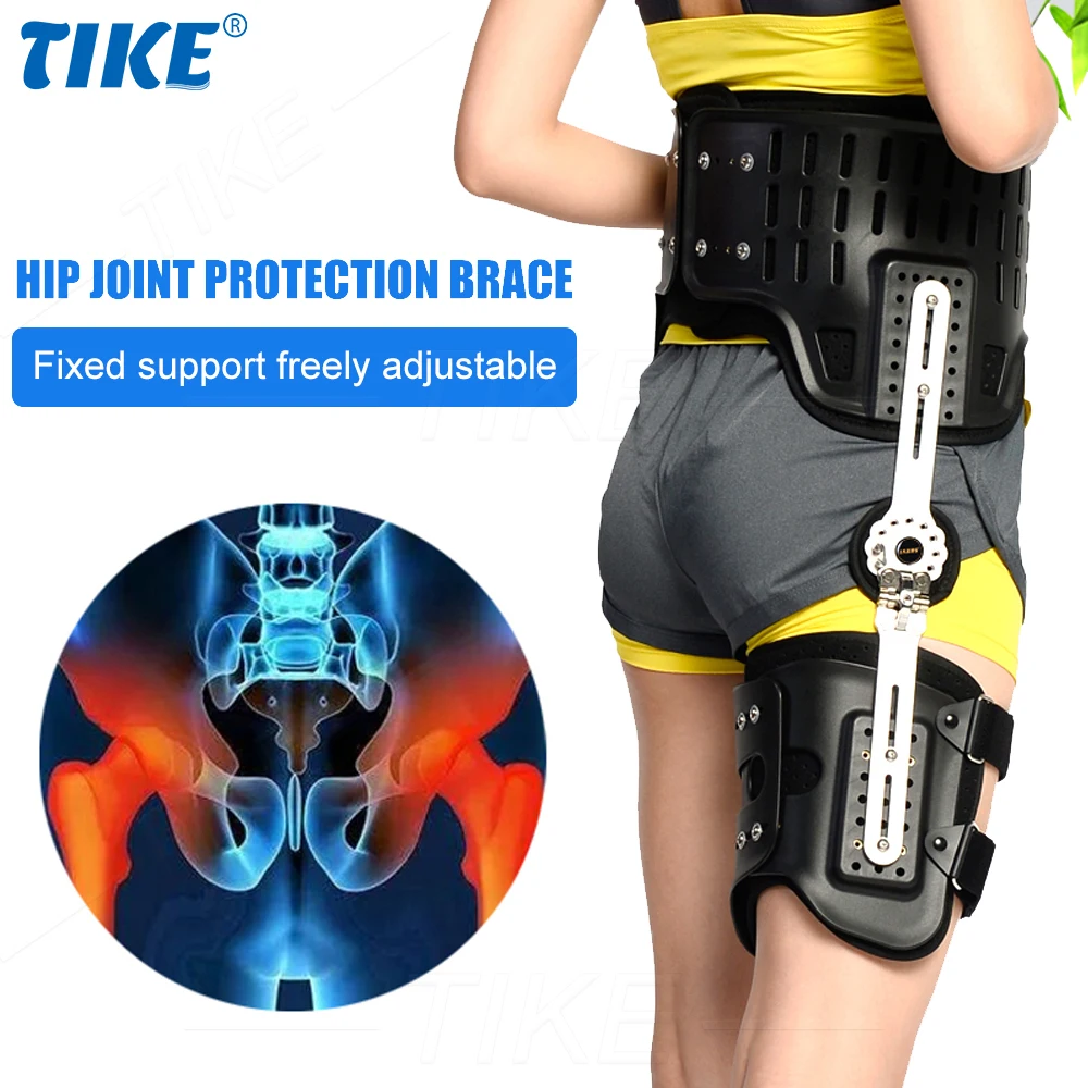 

TIKE Hip Stabiliser Support Brace Corrector Hinged Hip Abduction Orthosis & Hip Groin Hamstring Thigh Sciatic Nerve Pain Relief