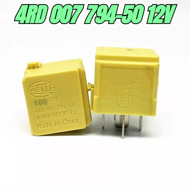 New 1pcs/lot 4RD 007 794-50 12V 5pins Automotive air conditioning fan fuel pump relay