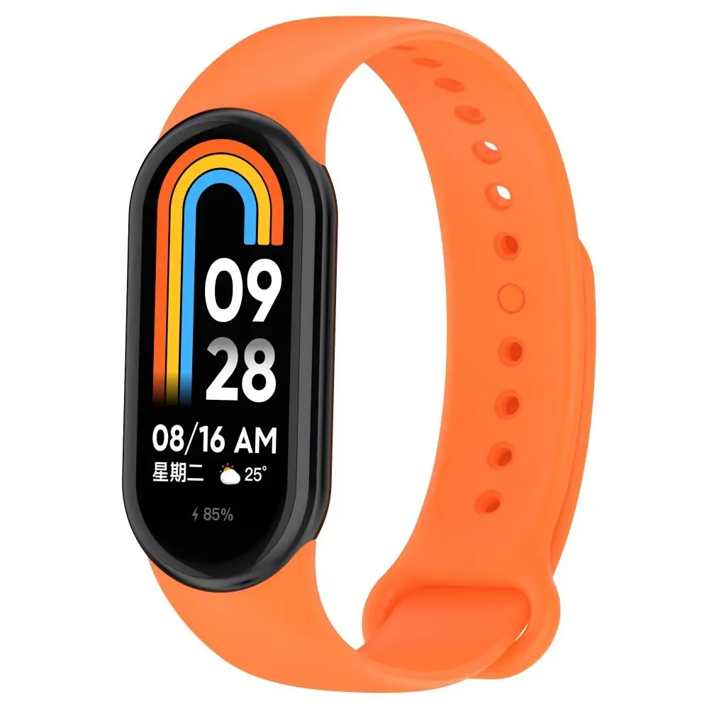 Correa de silicona de repuesto para reloj Xiaomi Mi Band 8, accesorios suaves