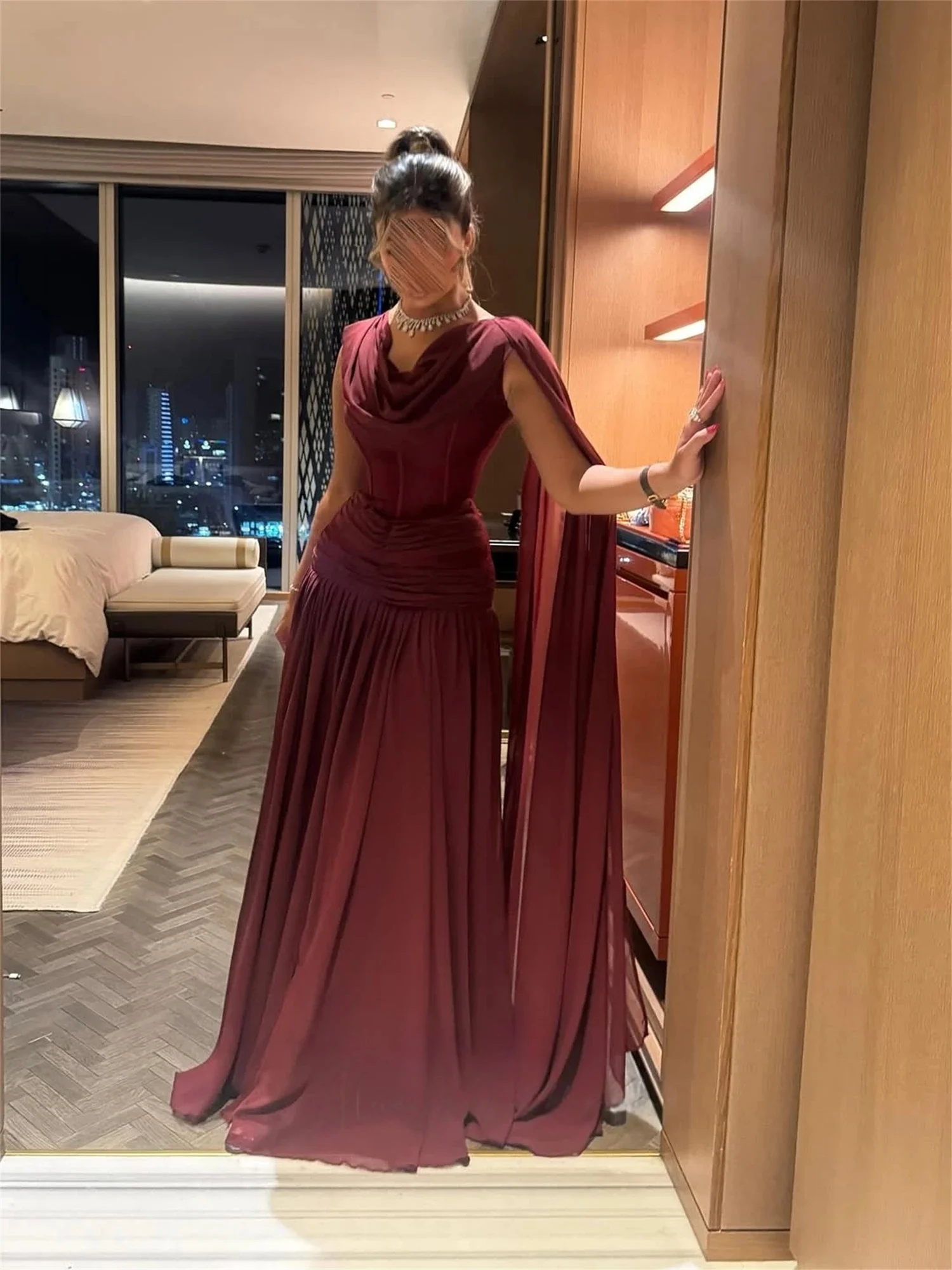 

Шифоновое длинное платье с v-образным вырезом на заказ Вечерние платья Pastrol Унисекс Джерси Ретро Дубай Саудовская Аравия Израиль Пром по индивидуальному заказу