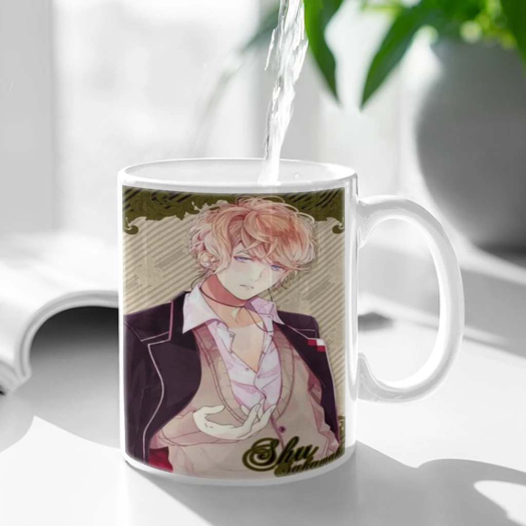 Anime D-Diabolik Lovers Movie Coffee Mug Tea Cup 11oz Coffee Cup Funny Birthday Gifts for Women and Men Ceramic Mug