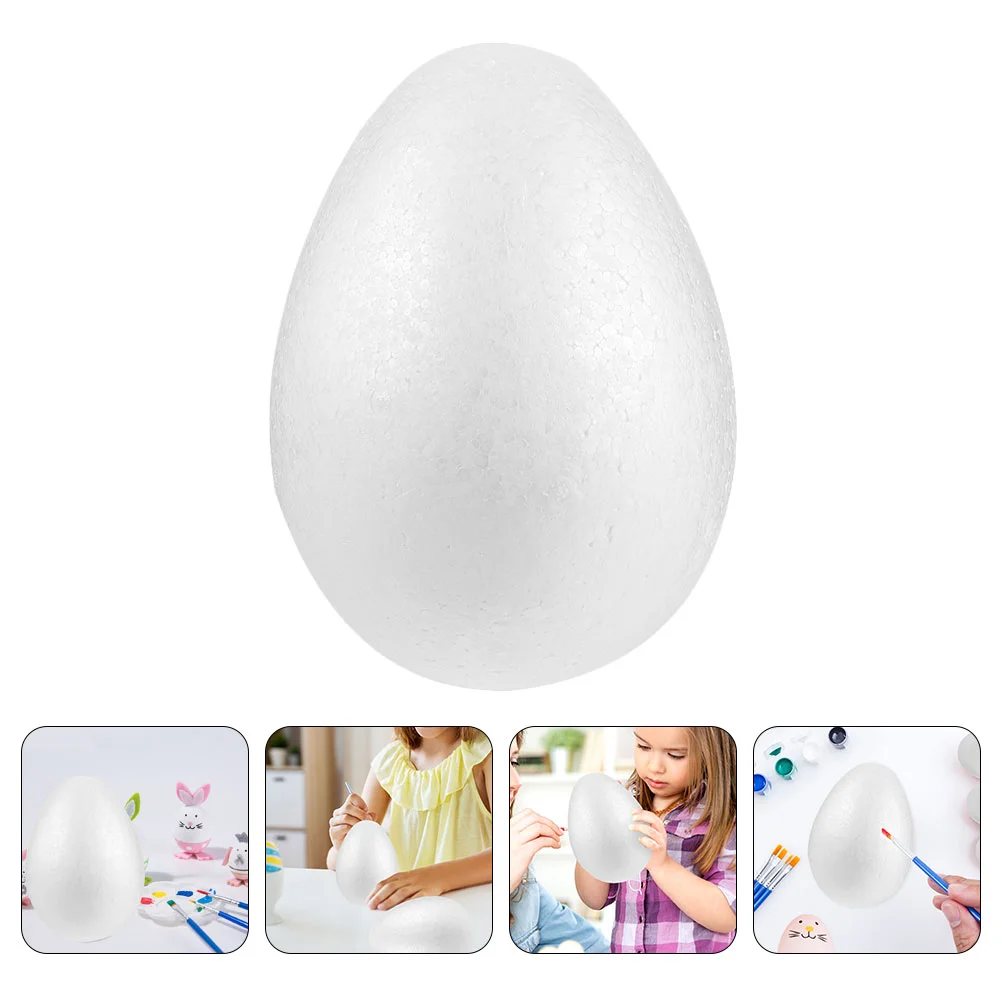 

3 Pcs Foam Egg DIY Party Eggs Toys Decorate Craft Foams Decorations Adorable Decors
