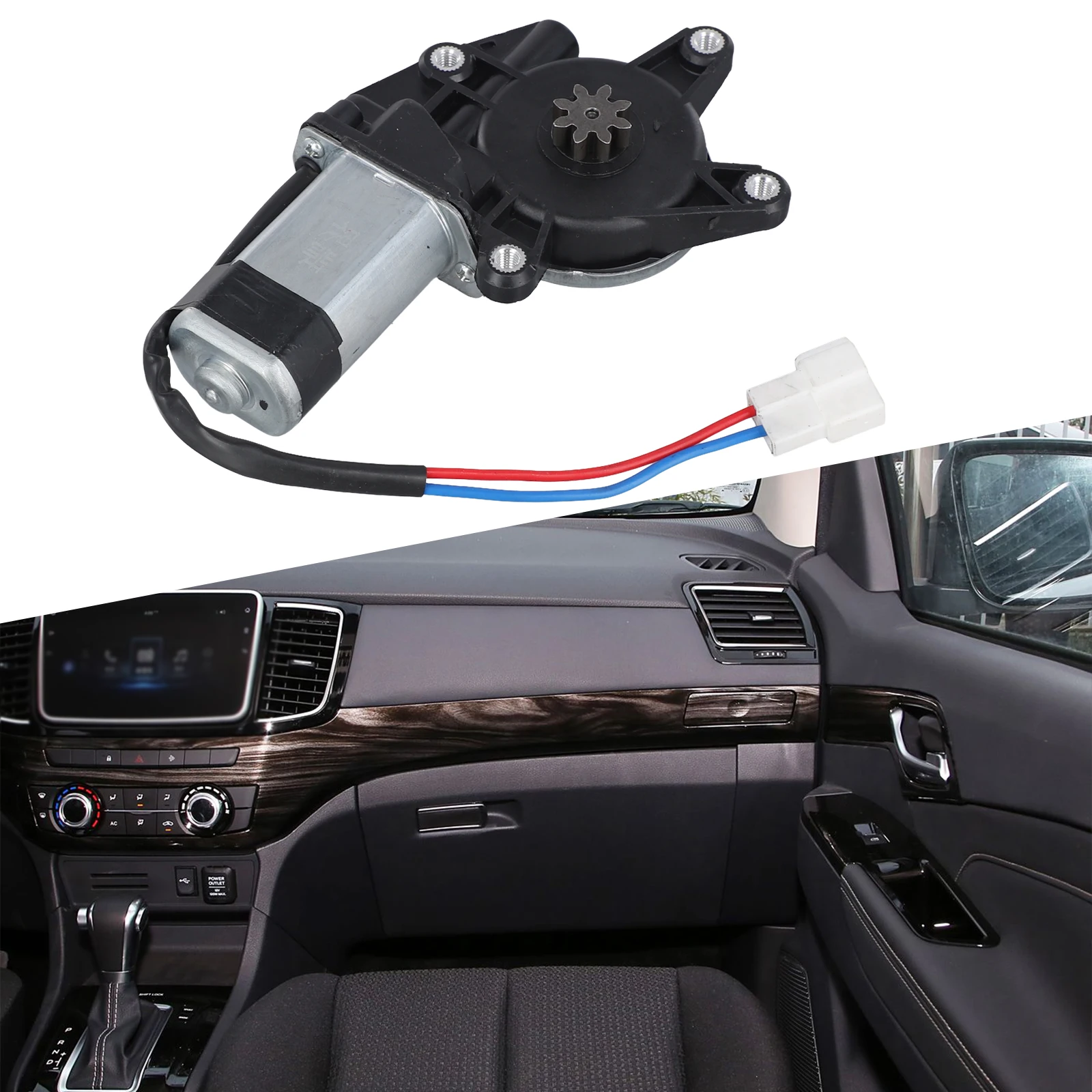 

DIY Installation Car Maintenance 17*12.2*4cm Front Driver 's Side OEM Window Motor 12V 0.1 30W High Universality Fitment