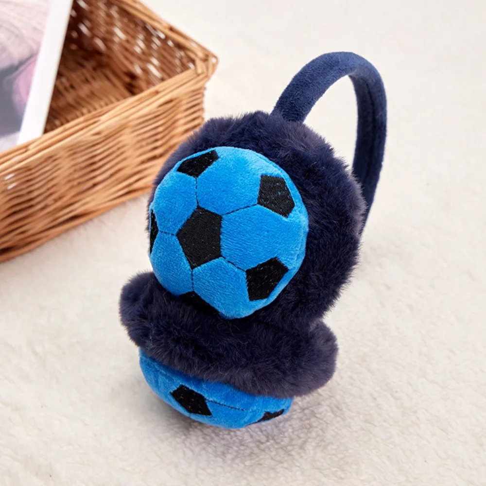 Fashion Football Ear Warmer Anti-Freeze Keep Warm Kids Earmuffs Thickened Winter Ear Muffs for Children’s Gifts