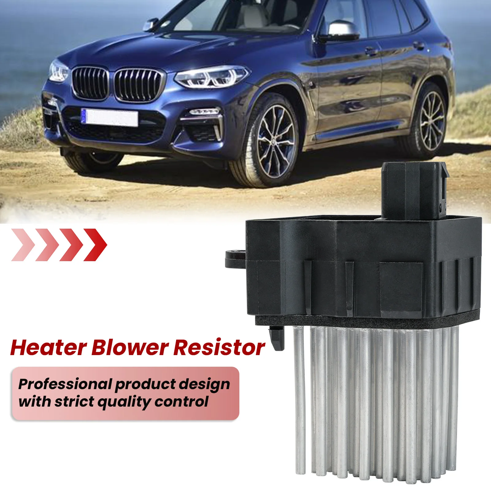 

Motor HVAC Fan Heater Blower Regulator Air Conditioning Resistor OE64116923204 For BMW 3 / 5 Series E46 E39 E83 E53 1995 - 2008