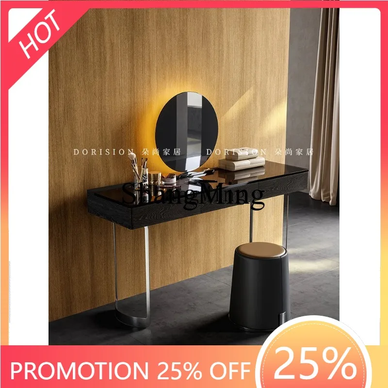 

CL Table Vintage Style Master Bedroom Desk Modern Simple High-end Solid Wood Makeup Table