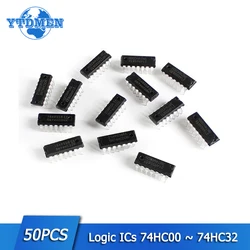 50PCS Integrated Circuit Logic IC SN74HC00N SN74HC02N SN74HC04N SN74HC08N SN74HC32N DIP-14 74HC00 74HC02 74HC04 74HC08 74HC32