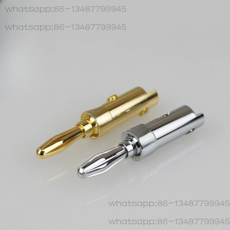 

Audiophile Grade All-copper Plated Real Gold Banana Head, Speaker Cable, Speaker Cable, Power Amplifier (20 in A Pack)