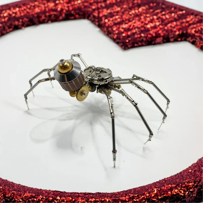 Industrial Style Mechanical Spider Model Steampunk Insects Assembled Ornaments - Finished Product