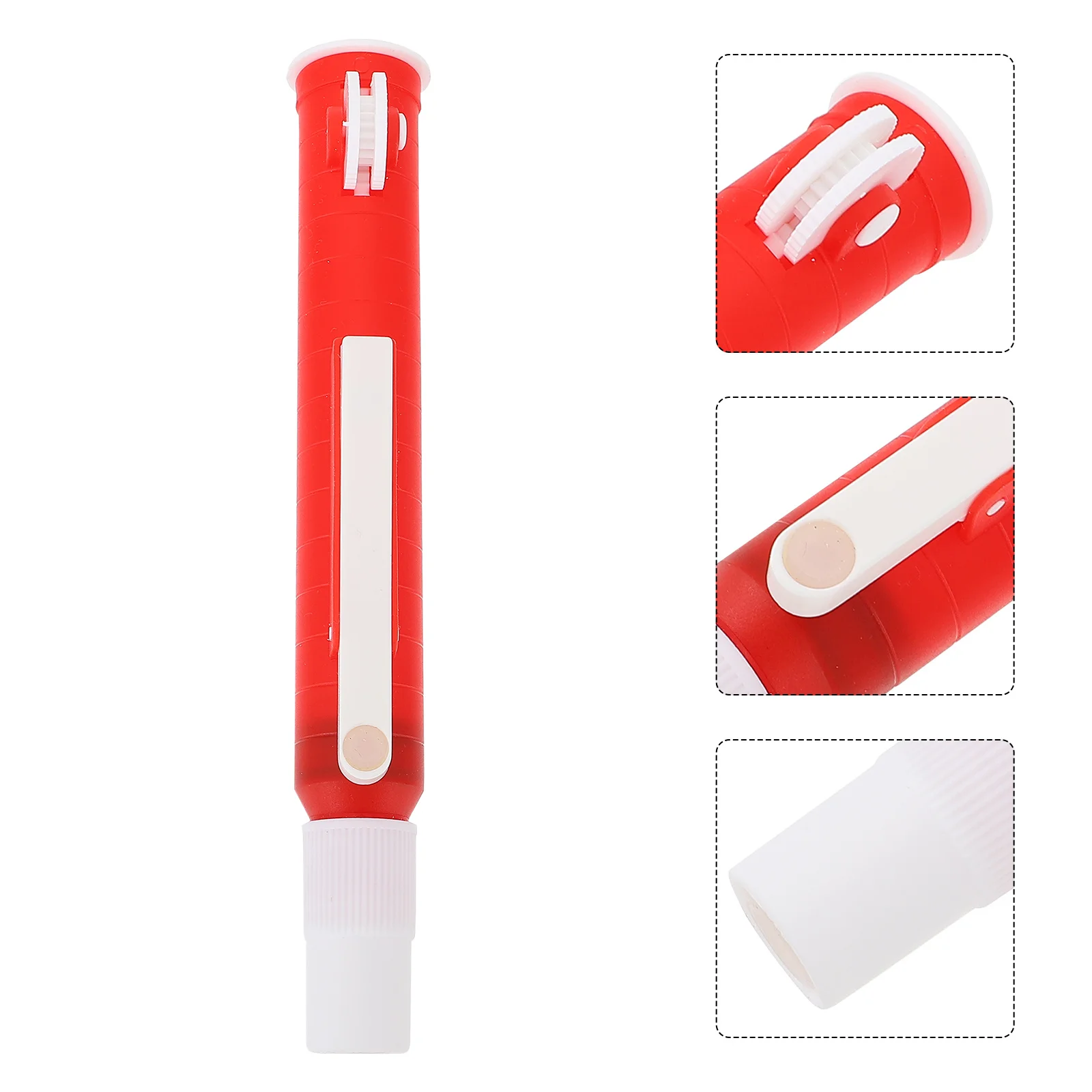 

Laboratory Pipette Pump 25Ml Red High Precision Manual Liquid Transfer Tool Plastic Labs Instrument Scientific Use