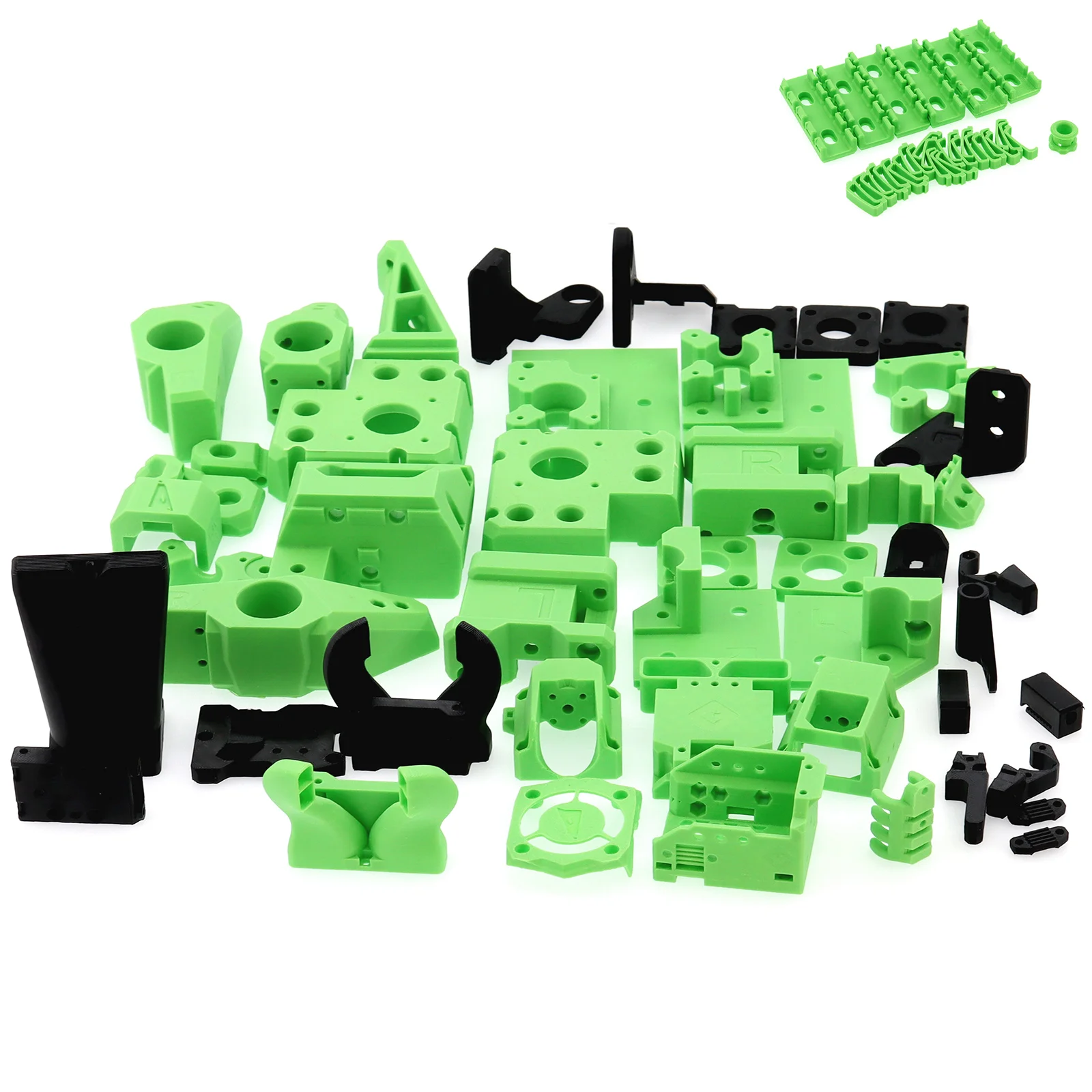 

For V core 3.1 3D Printer ABS Printed Parts Kit green 3d Printed mechanical frame Parts