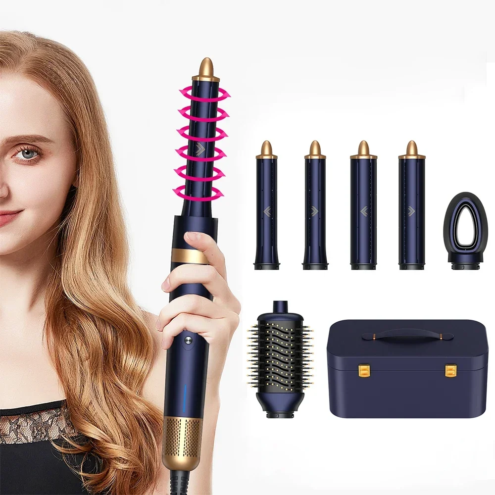 

Flat Iron Curling Wand Set 13 in 1Triple Curling Brush Interchangeable Ceramic Barrels curling iron hair curler straightener