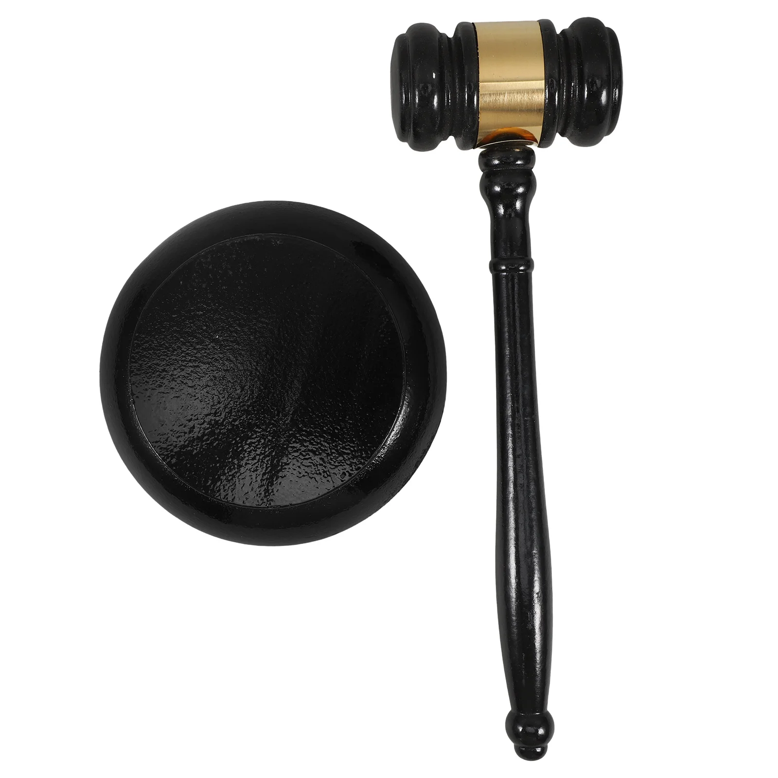 1 مجموعة 1 مجموعة المطرقة الخشبية مع كتلة الصوت لمزاد القاضي المحامي قاعة المحكمة استخدام مكتب لعب الأدوار الخشبي الصلب #1