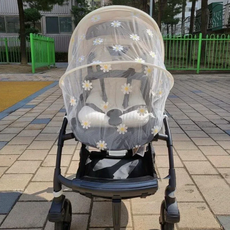 NEW Summer Mosquito Net Baby Stroller Pushchair Mosquito Insect  Net Safe Infants Protection Mesh Stroller Accessories