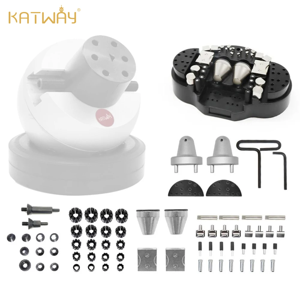 KATWAY 70 Pcs Big Vise Ball Accessory Jewelry Making 10 kg Engraving Block Fitting Spare Parts Carve Jeweler Tools HH-A03CP