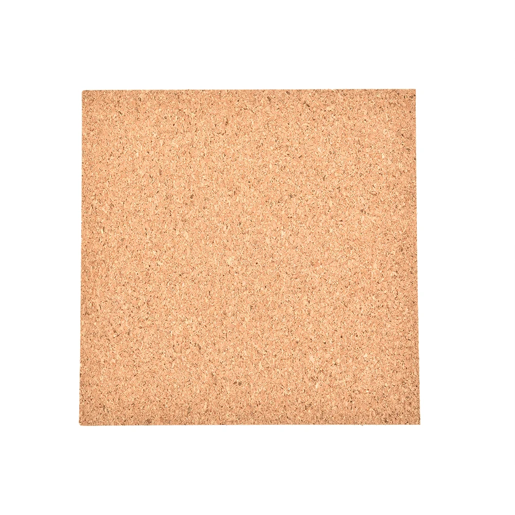 10Pcs Cork Coasters Self-Adhesive Square Cork Mat 100 X 100 X 1mm DIY Crafts Backing Sheet  For Kitchen DIY Crafts Backing Sheet