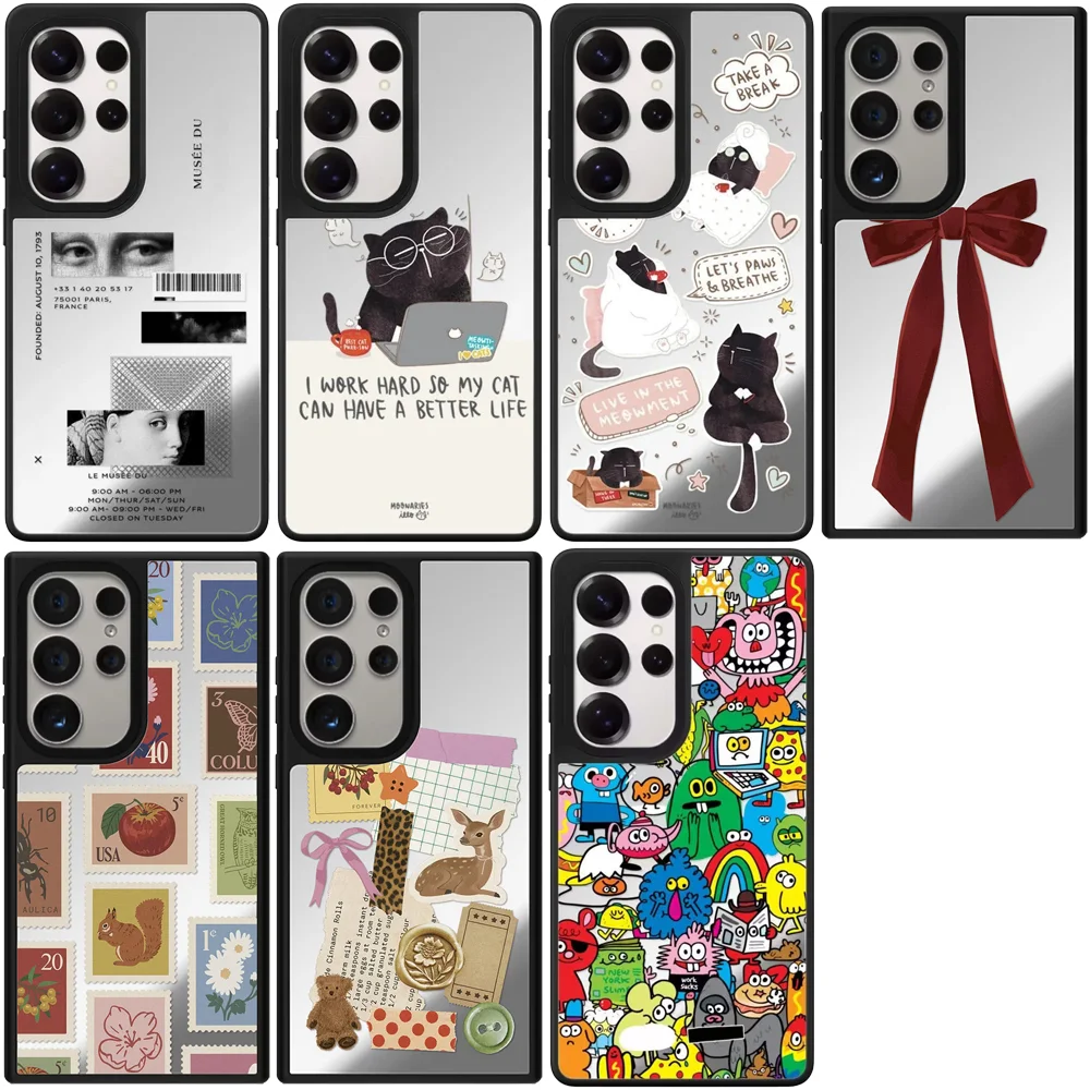 

6032861 Mirror Magnetic Case: Compatible with Samsung Galaxy S23 U S24U S25 S26 Ultra S25+ S26 Plus Shell