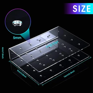 Acryllollipop -Karren, transparente Kuchenanzeige, abnehmbare Unterstützung für Partydekoration, Süßigkeitenunterstützung, 20 Löcher, 21 Löcher 8 Hauptverkaufssport -Süßigkeiten Bar - №8