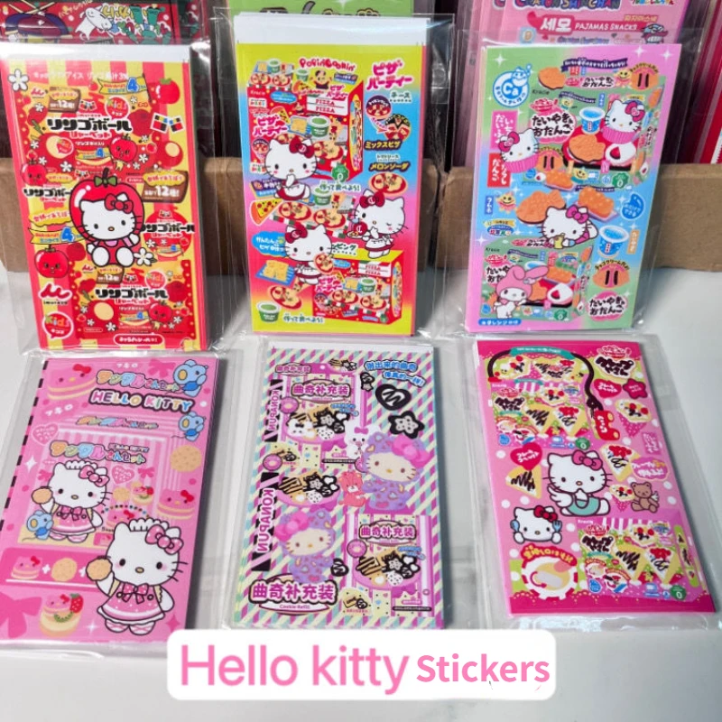 sanrio ola kitty cartoon selagem adesivos fita decorativa de bolso etiqueta de embalagem adesivo kawaii bonito estilos 01