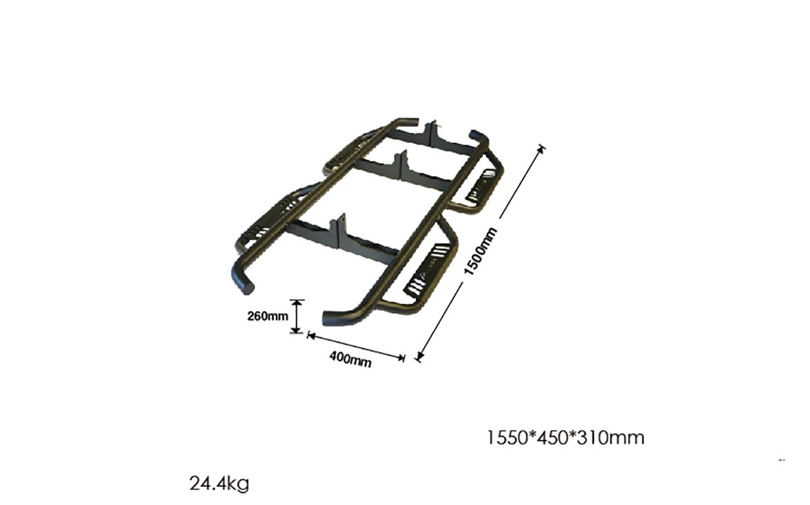 BAAlbanNerf Bars Marchepieds pour Toy ota Fj Cruiser Sidestep, Marchepieds latéraux tout-terrain, Accessoires de modification extérieure