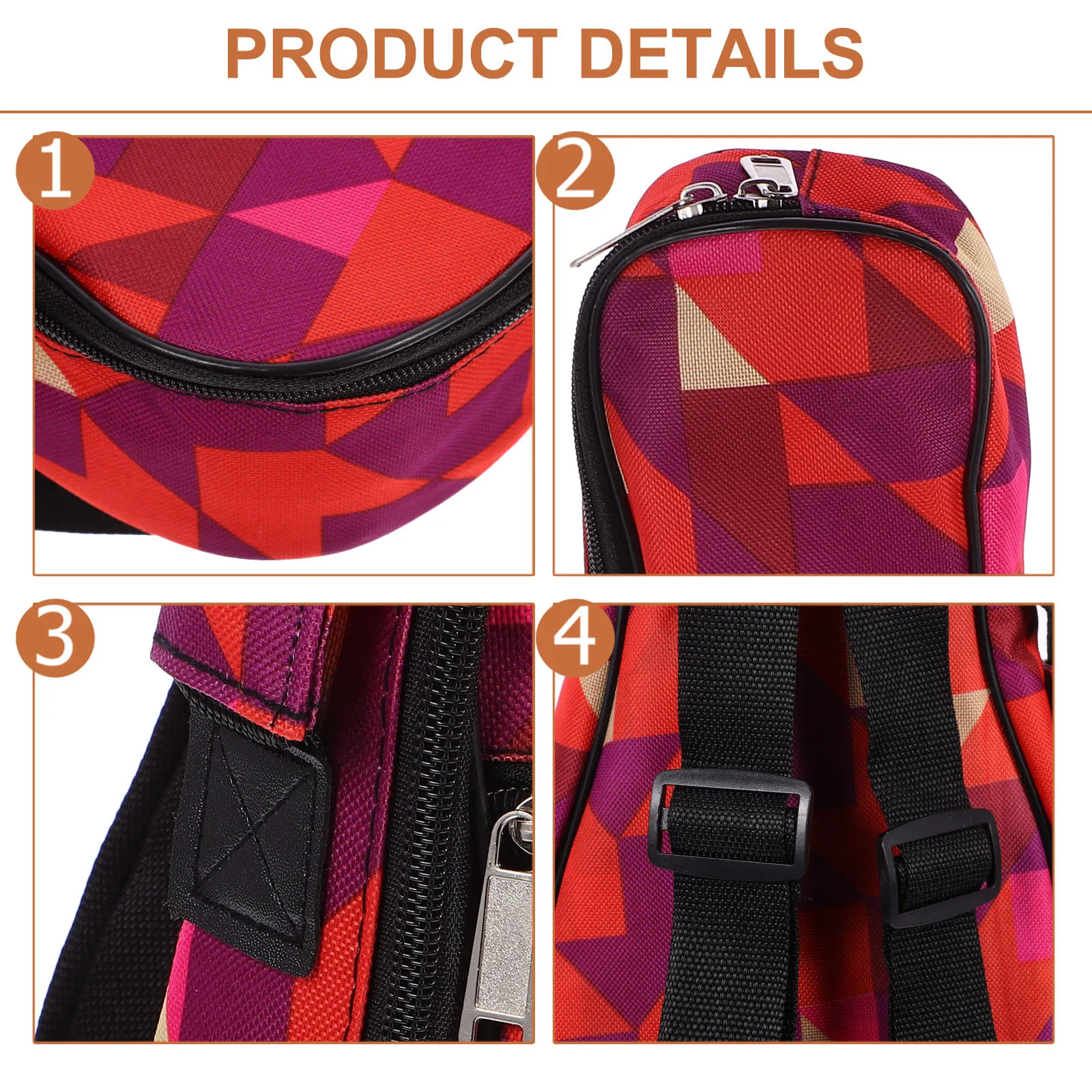 Bolsa Oxford roja impermeable para ukelele, funda para Tenor Soprano Gig para guitarra eléctrica al aire libre con bolsa para teléfono, diseño de mochila