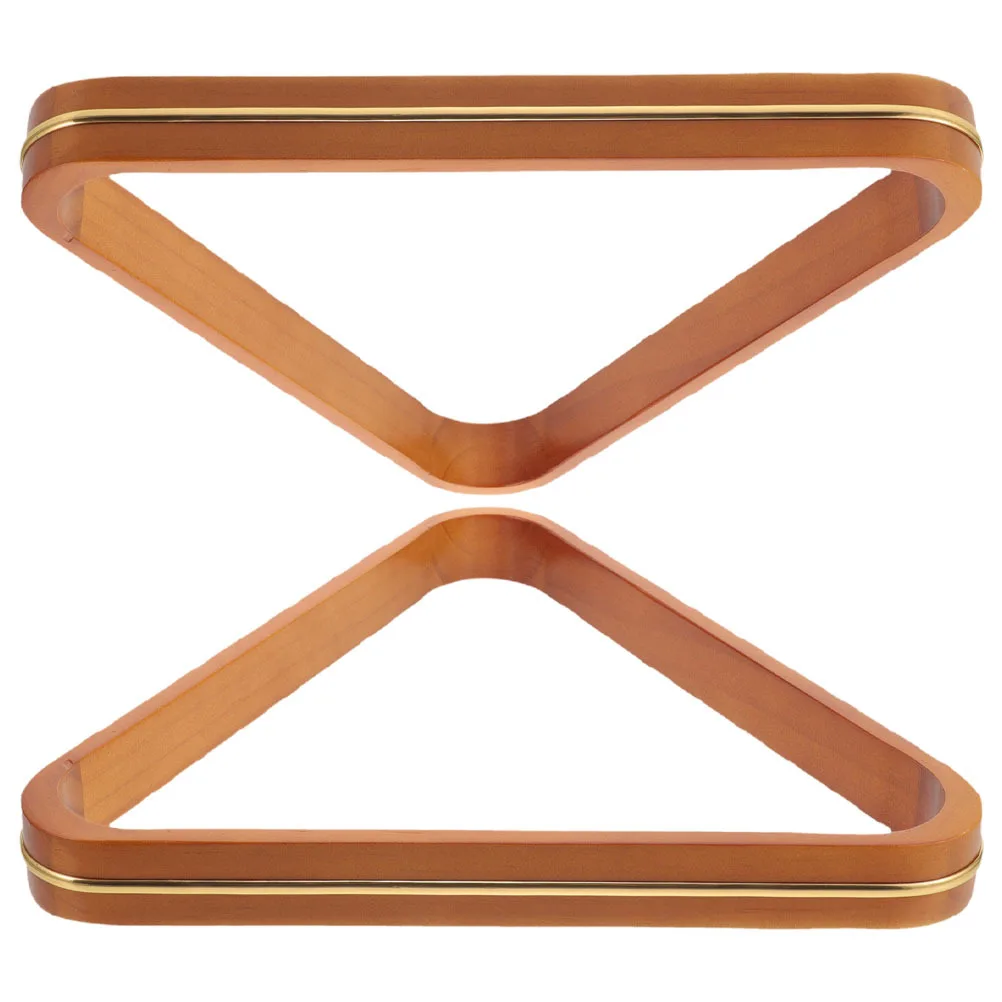 

2Pcs Billiard Ball Positioning Rack Elegant Edging Easy Carry Install Snooker Fixing Rack Triangle Structure Stable Environment