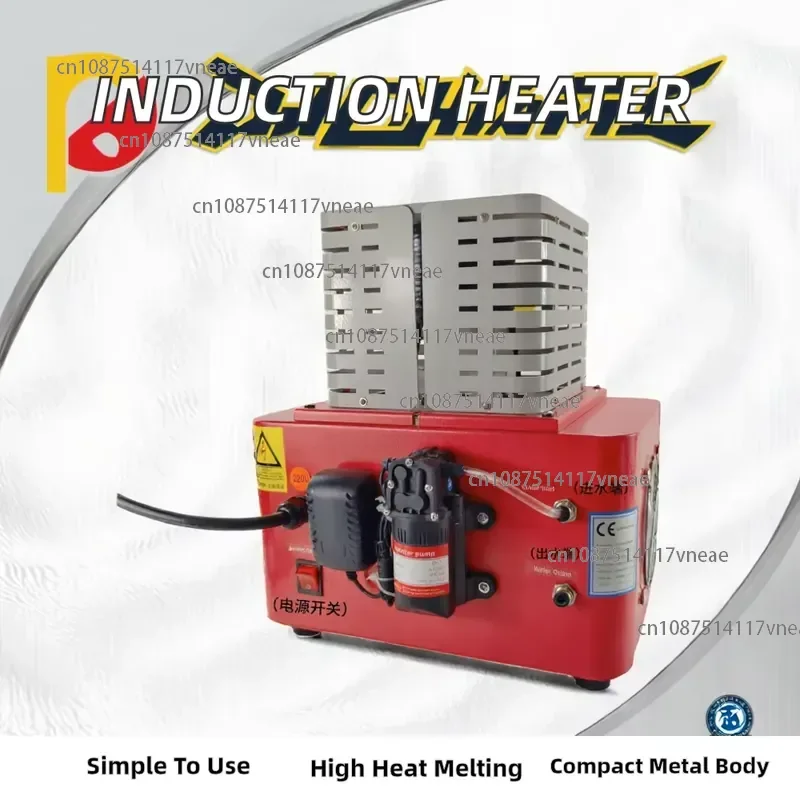 Medium Frequency Induction Furnace for Metal Melting Gold Silver Copper Aluminum Capable with Motor As Core Component