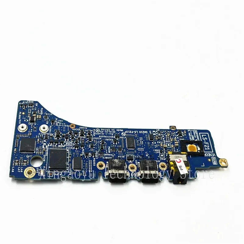 Original FOR Dell XPS 15 (9575) USB / Audio Ports IO Daughter Board Yh2h0 0Yh2h0 DAZ10 LS-F211P 100% Testing Perfect