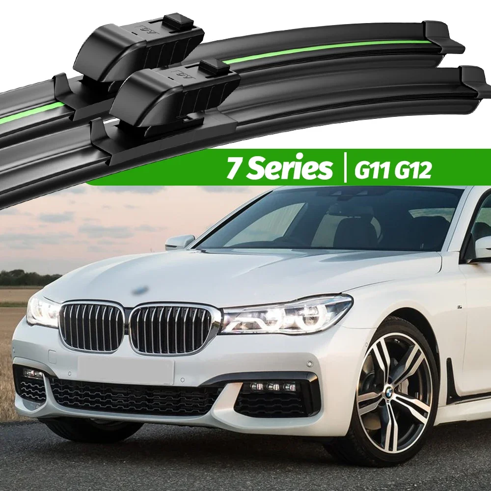 

For BMW 7 Series G11 G12 2015-2022 2pcs Front Windshield Wiper Blades 2016 2018 2019 2020 2021 Windscreen Window Accessories