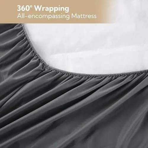 Queen Size Electric Mattress Pad with 4 Heat Settings, Auto Shut-Off & Machine Washable Fabric