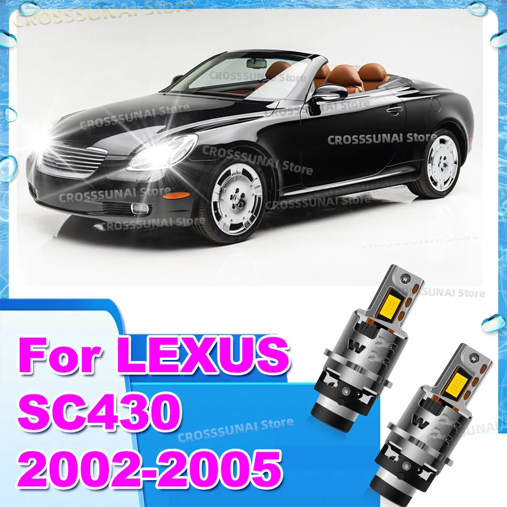 

Светодиодные лампы для фар Canbus 50000LM заменяют ксеноновые HID 6000K для LEXUS SC430 2002 2003 2004 2005