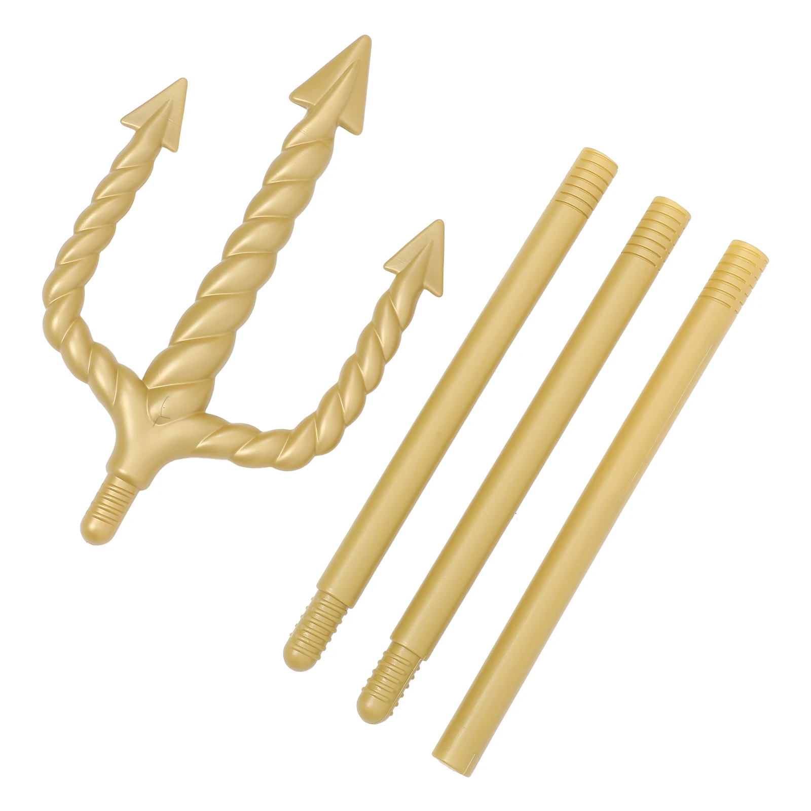 

Three Pronged Scepter Prop Fork Halloween Costume Accessories Demon Decor Lightweight Portable Detachable Design