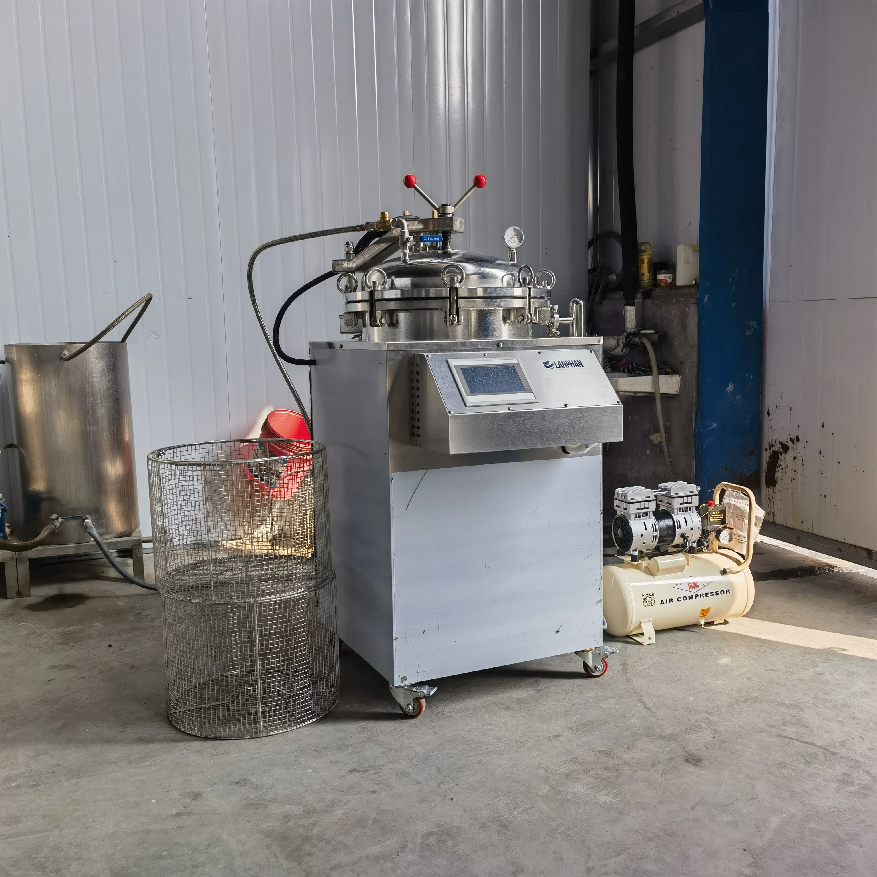 Industriële stoomsterilisator Verticale autoclaaf Prijs voor voedsel