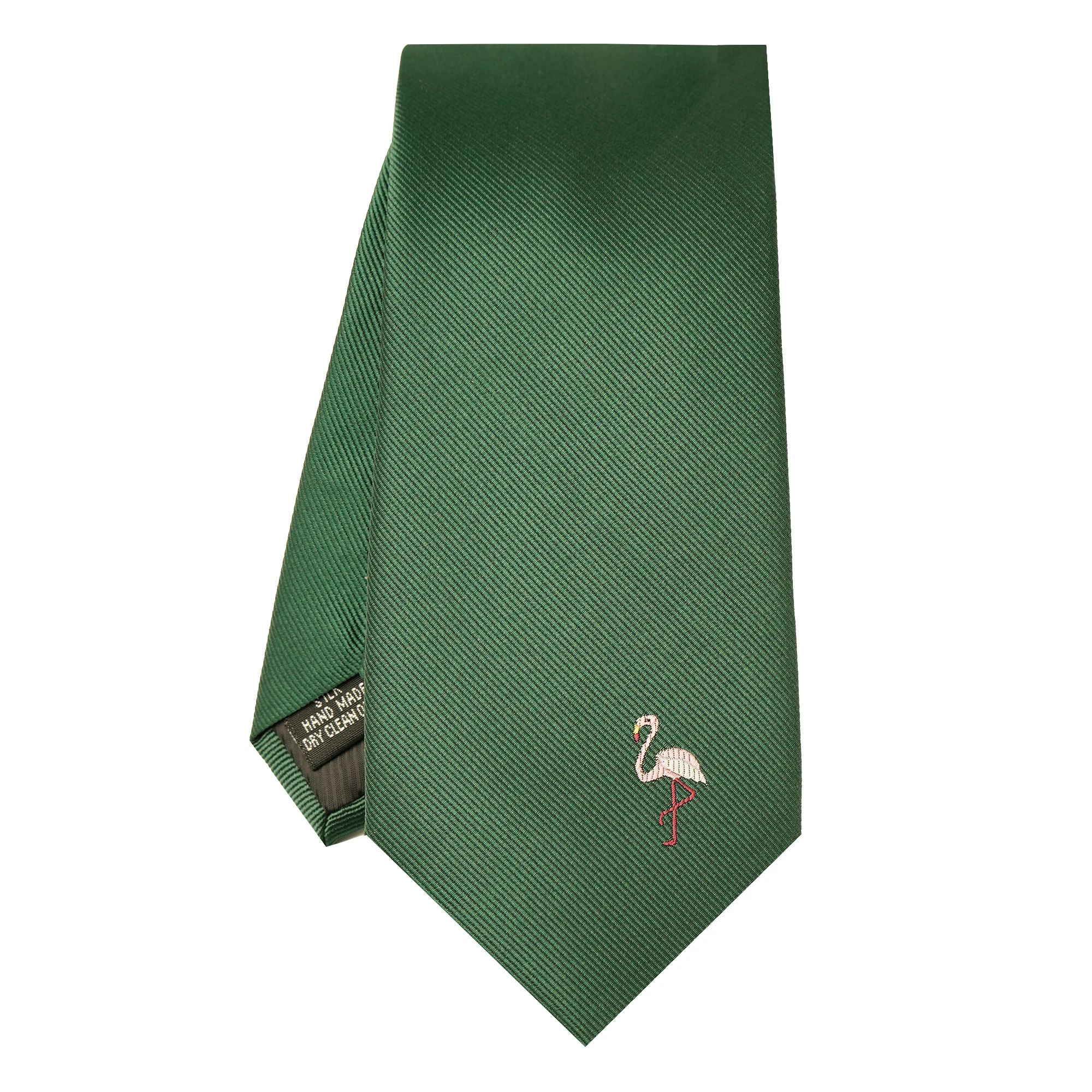 Herren-Krawatte, 8 cm, einfarbig, Jacquard, mit kleinen Blumen- und Tiermustern, Taubenmuster, tolles Geschenk, pro Geschenkverpackung – Detail 5