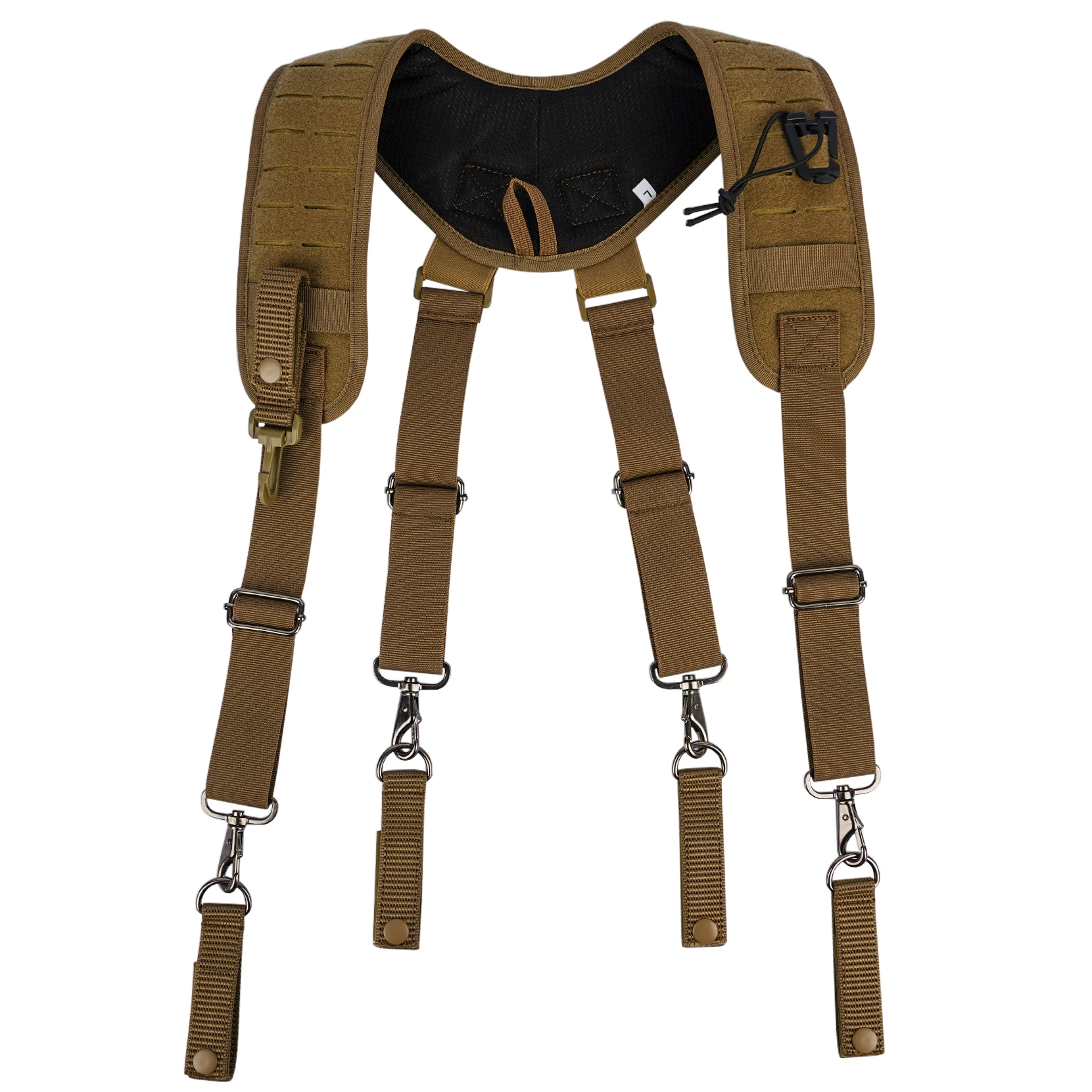 Metal Hook Tactical Suspenders for Duty Military Belt Harness Police Suspenders Law Enforcement Belt